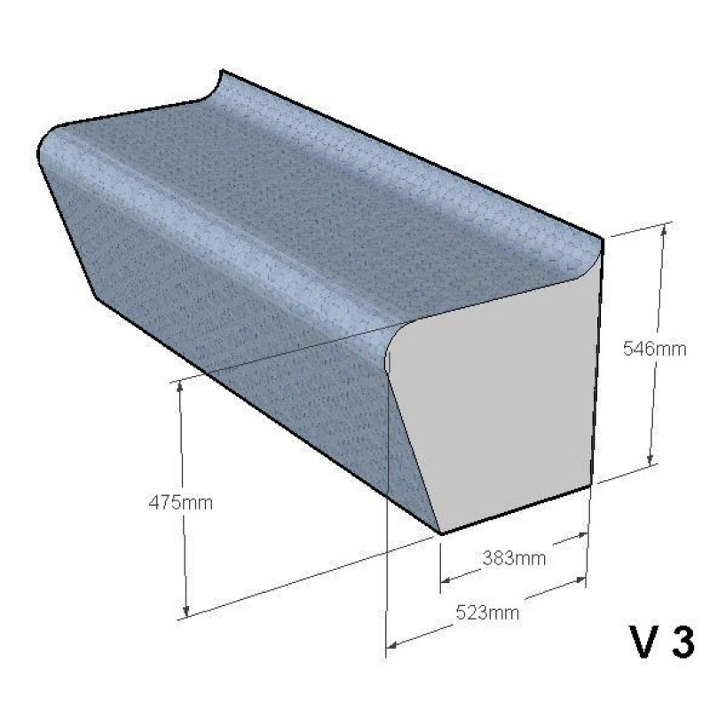 Tvaika pirts sēdeklis V-3