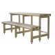 Standarta pirts solu komplekss, liepas koks, garums 2328mm
