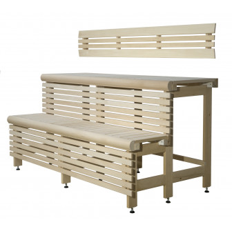 Standarta pirts solu komplekss, liepas koks, garums 2037mm