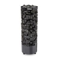 Elektriskā pirts krāsns - HARVIA Cilindro Black Steel PC110E 10,8 kW