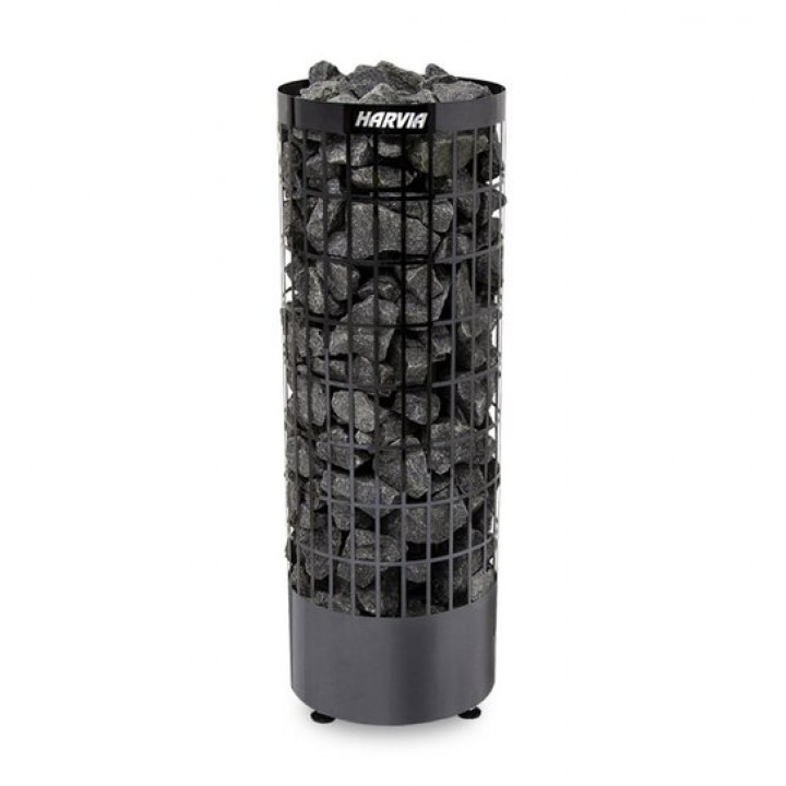 Elektriskā pirts krāsns - HARVIA Cilindro Black Steel PC110E 10,8 kW