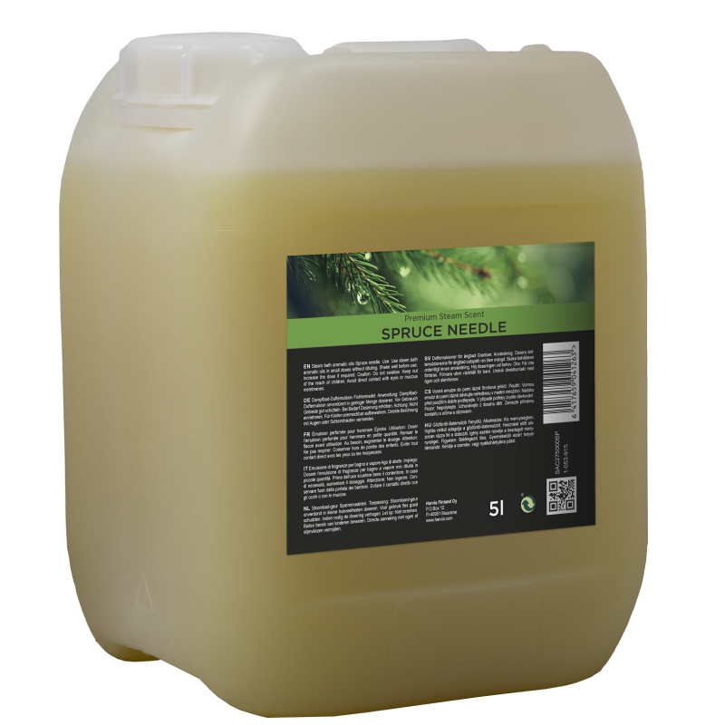 HARVIA tvaika pirts aromātiskās eļļas, egļu skujas 5 l HARVIA tvaika pirts aromātiskās eļļas, egļu skujas 5 l