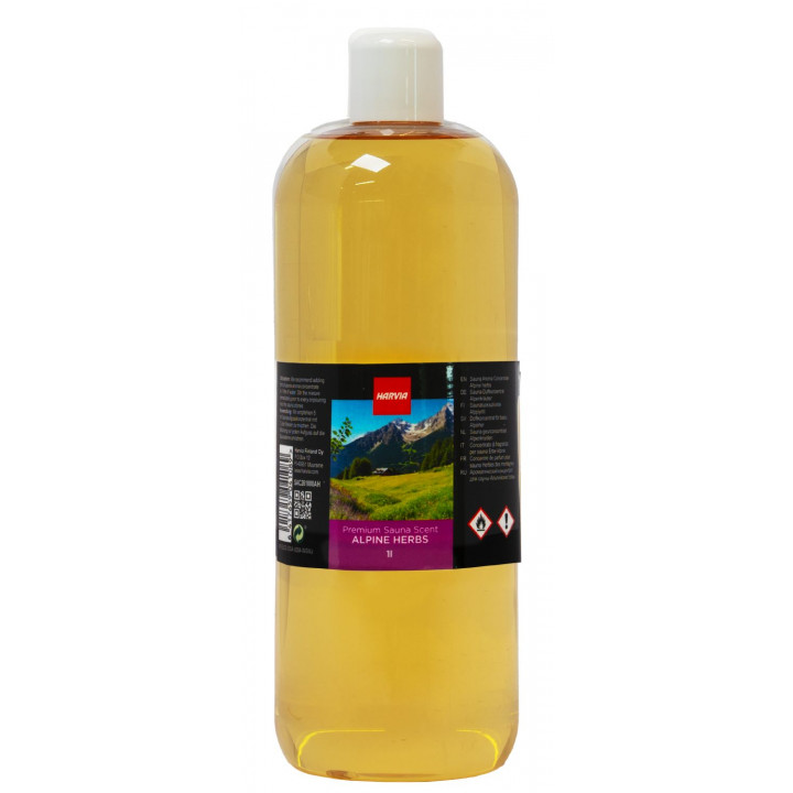 HARVIA pirts smaržu koncentrāts, Alpu garšaugu aromāts, 1 l