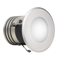 Harvia LED pirts lampa, silti balta, 5 W, 90 mm diametrs 
