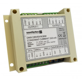 Harvia DMX RGBW LED draiveris, 2 × 4 kanāli