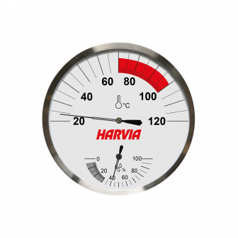 HARVIA termometrs-higrometrs 130 mm
