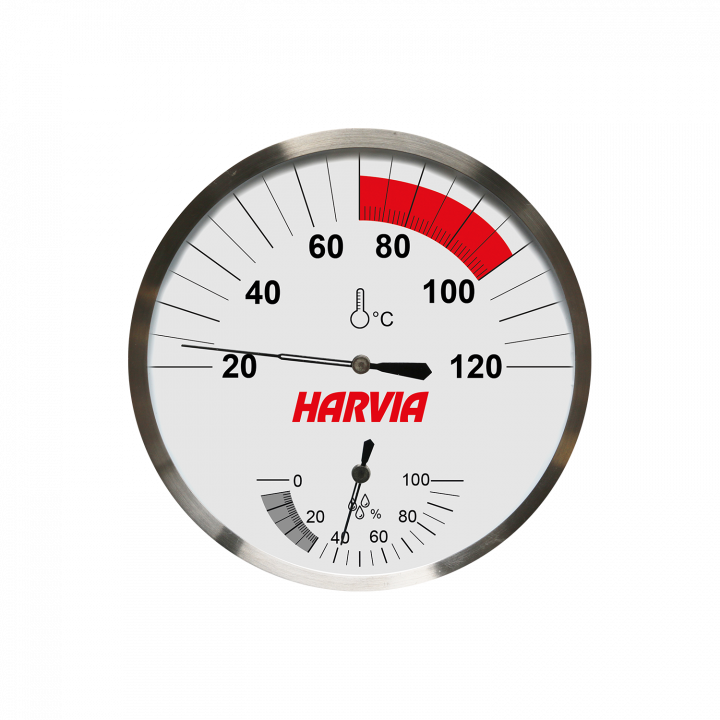 HARVIA termometrs-higrometrs 130 mm