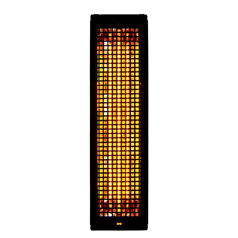 Infrasarkanais radiators - HARVIA Vitamy ar melnu aizsargrežģi