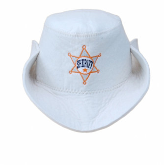 Pirts cepure - Sheriff, balta