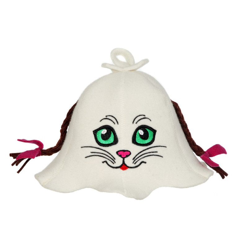 Pirts cepure - Kaķis ar bizēm