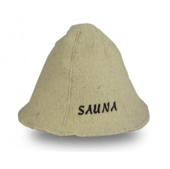 Pirts cepure - SAUNA, balta, vilna