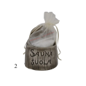 Keramikas sāls trauks pirtij - tumšs 120 ml - 1