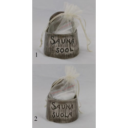 Keramikas sāls trauks pirtij - tumšs 120 