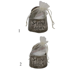 Keramikas sāls trauks pirtij - tumšs 120 ml 