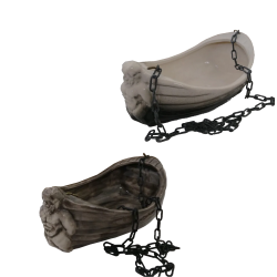 Keramikas trauks smaržām - laiva ar Poseidonu 