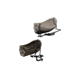 Keramikas trauks smaržām - laiva ar Poseidonu 