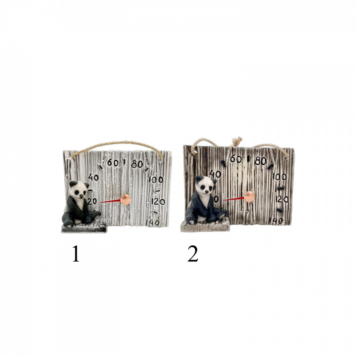 Keramikas pirts termometrs - panda, 1