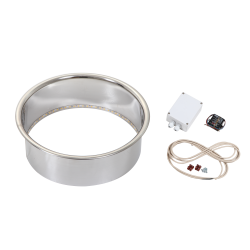 HARVIA Cilindro iebūvējamā atloka HPC2L, apgaismota 