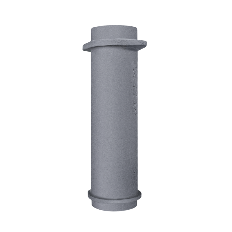 Apakšējā čuguna skursteņa caurule GEFEST krāsnīm 130 / 500mm