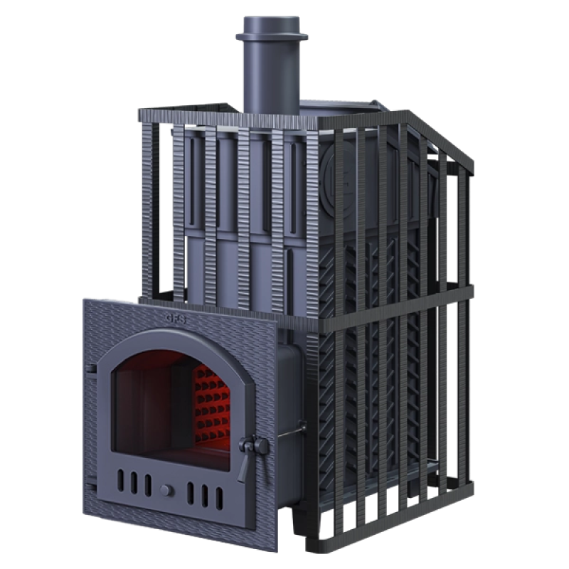 Malkas pirts krāsns GEFEST - GFS ZK Uragan 45 (M) restē