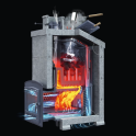Malkas pirts krāsns GEFEST - GFS ZK 40 (M) President 1170/60 Ziepjakmens - 3