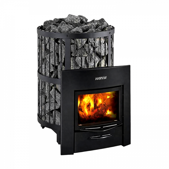 Malkas pirts krāsns - HARVIA Legend 240 Duo, melna