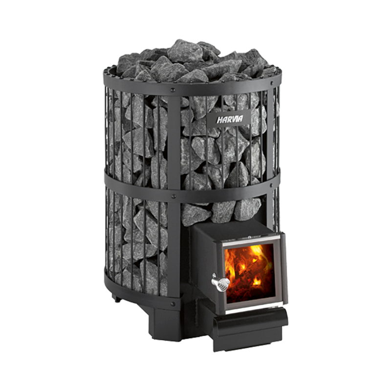 Malkas pirts krāsns - HARVIA Legend 240 SL BimSchV2, melna