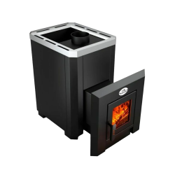 Malkas pirts krāsns - NOVA KLASSIK 18 ar stikla durvīm 