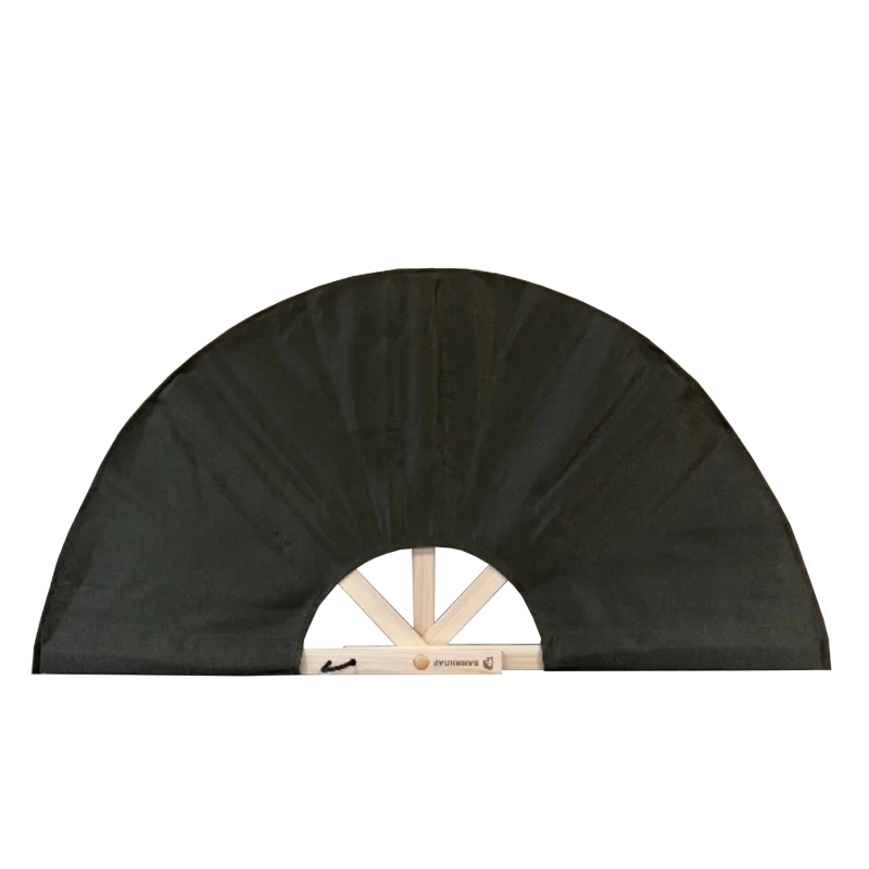 Auduma pirts ventilators, tumši zaļš