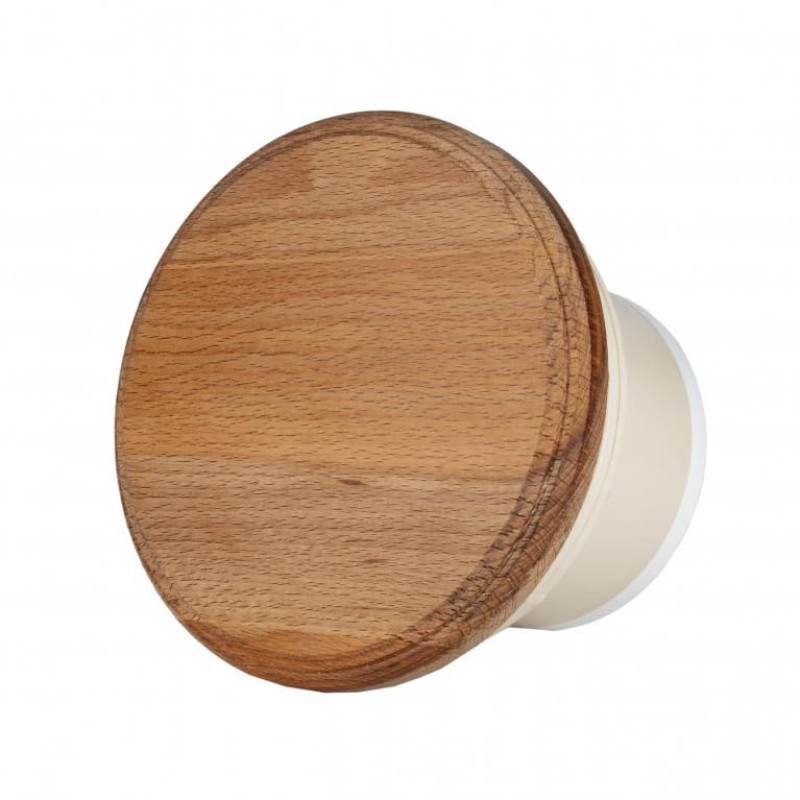 MM-S pirts ventilators ar pretvārstu un apaļkoku apdari d/100mm