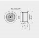 MM-S pirts ventilators ar aizmugures vārstu d/100mm