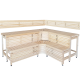 Modulāri pirts soliņi ar “Sun Corner” dizainu 1823 × 2146 mm
