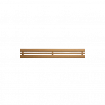 Atzveltne, termo apses koks, 28x300x1750-2400mm