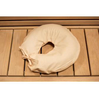 Spilvens pirts procedūrām, smilšu krāsā, 30 × 30 cm