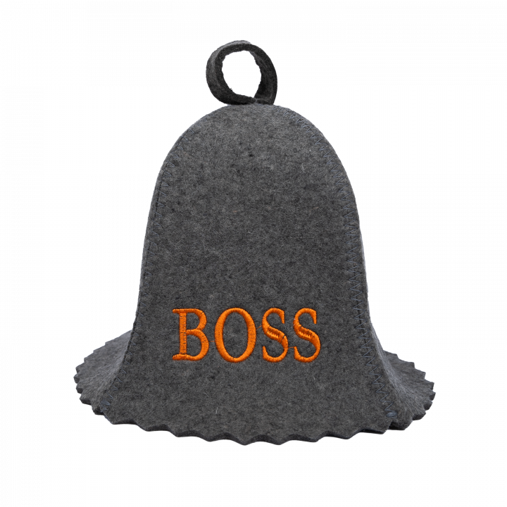 Pirts cepure - BOSS, pelēka