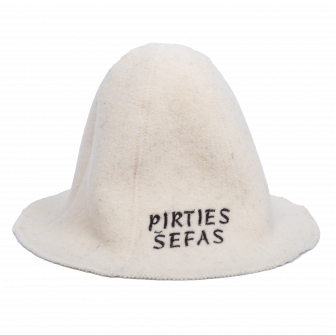Pirts cepure - PIRTIES ŠEFAS, balta