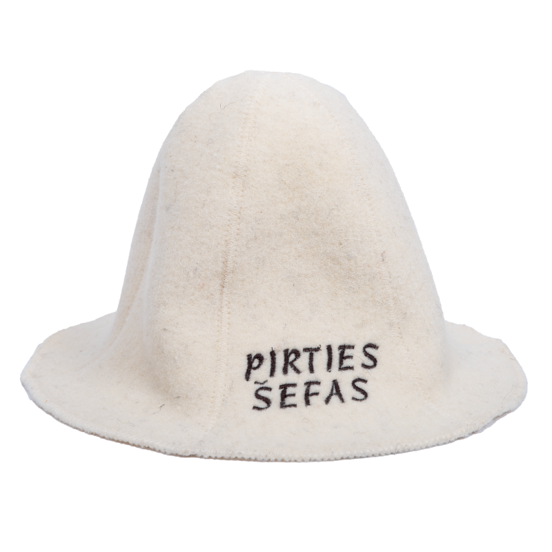Pirts cepure - PIRTIES ŠEFAS, balta