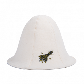 Pirts cepure - SAUNA WHISK, balta