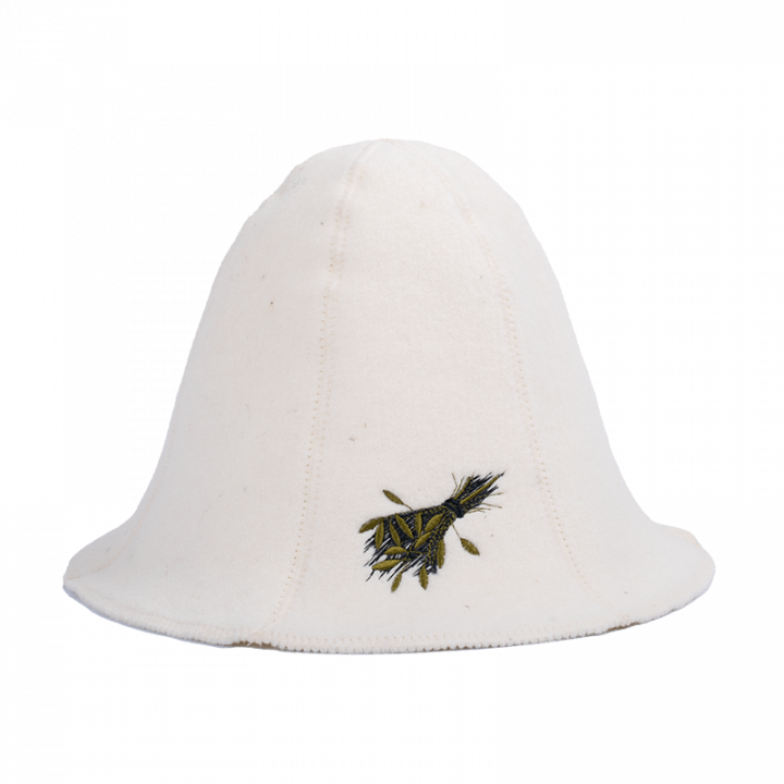 Pirts cepure - SAUNA WHISK, balta