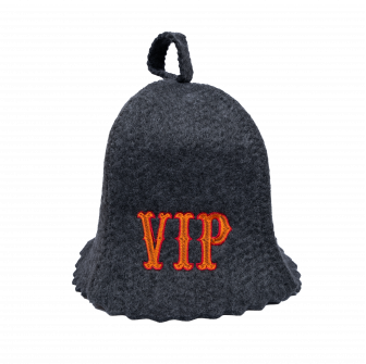 Pirts cepure - VIP, pelēka