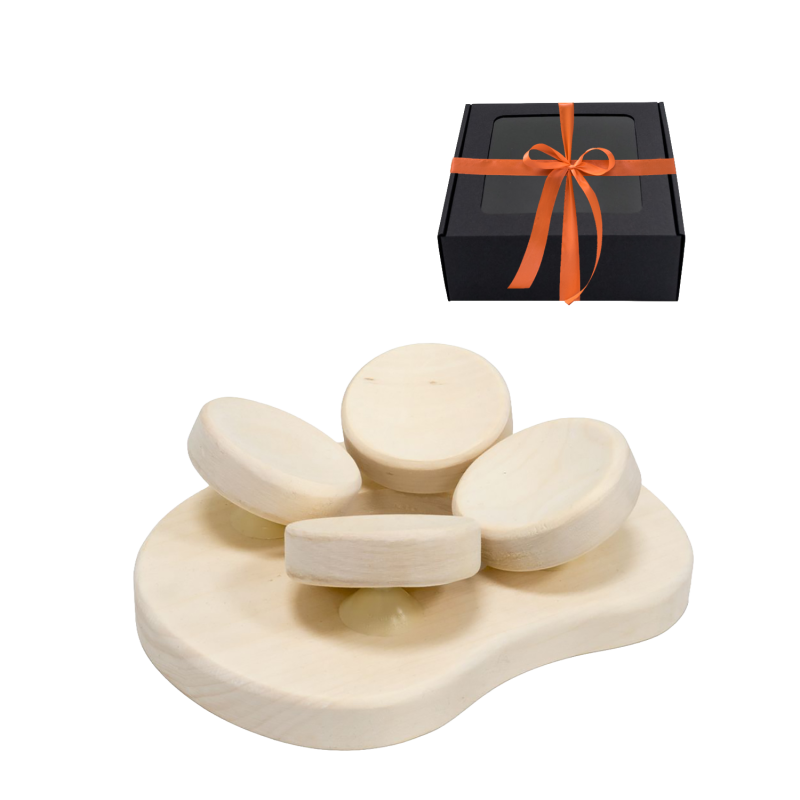 Pirts spilvens pirtij, dāvanu kastītē, apses koks