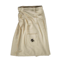 Saunas priekšauts vīriešu gaišai krāsai, kokvilna 