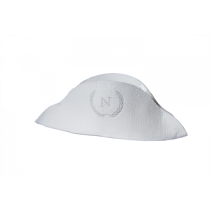 Pirts cepure - Napoleon, balta