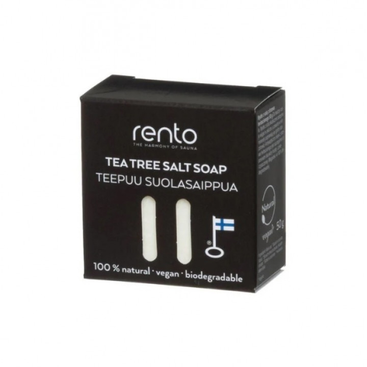 RENTO sāls ziepes, tējas koks 50 g.