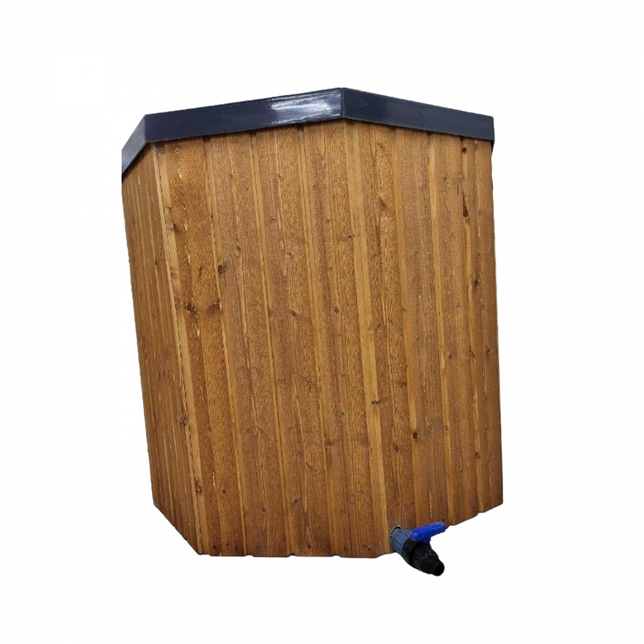 Aukstā vanna ar koka apšuvumu, 550 l