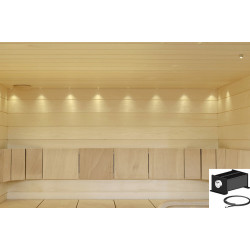 HARVIA gaismas šķiedru optikas lampas pirtīm Fibre 2 