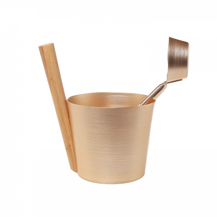 SAUFLEX kausu un kausu komplekts 5 l, zelts