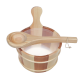 SAUFLEX koka spainis un kauss 4 l, priede, ciedrs