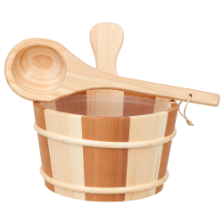 SAUFLEX koka spainis un kauss 4 l, priede, ciedrs 