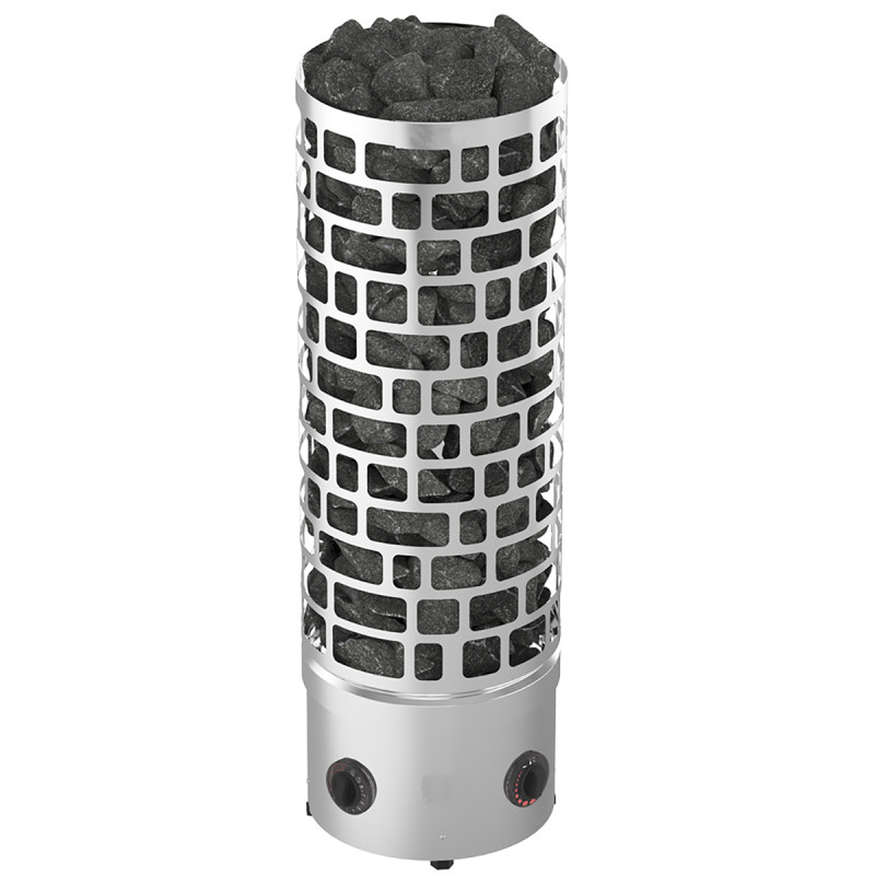 Elektriskā pirts sildītājs – SAWOTEC Ari Round, ar vadības bloku